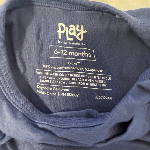 Little Sleepies Navy Ruffle Tank Top - Picture 2 of 2